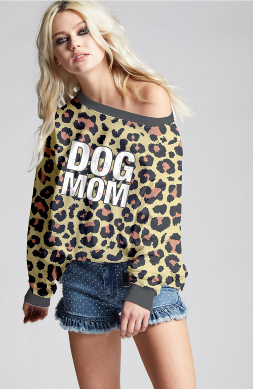 303703 - 830 Dog Mom Graphic Sweatshirt