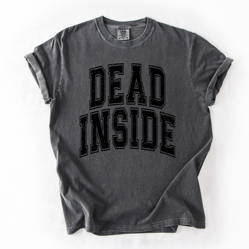 Dead Inside, Mood, Halloween, Vibes, Comfort Colors T-Shirt