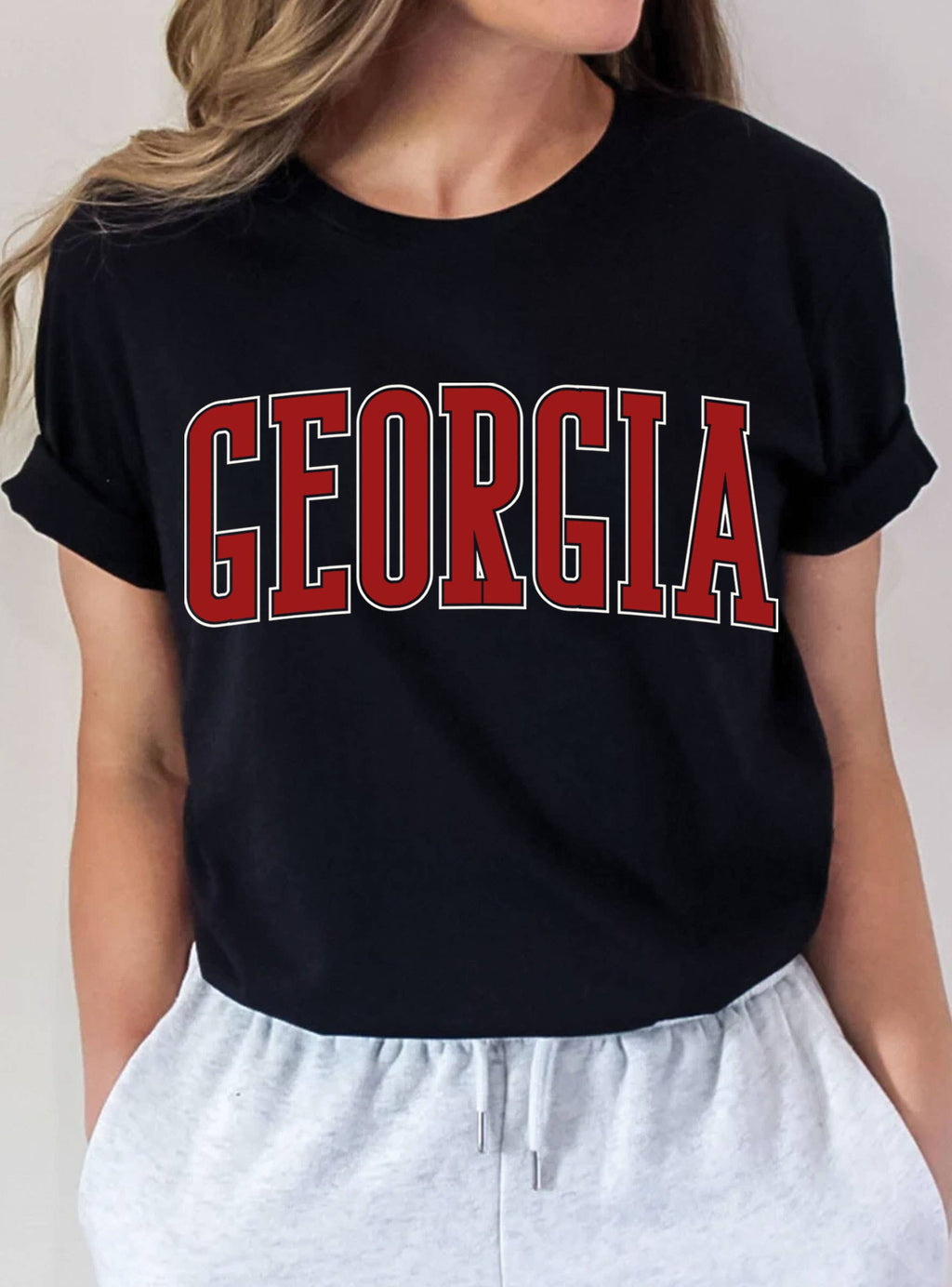 Georgia Puff Print Graphic Tshirts