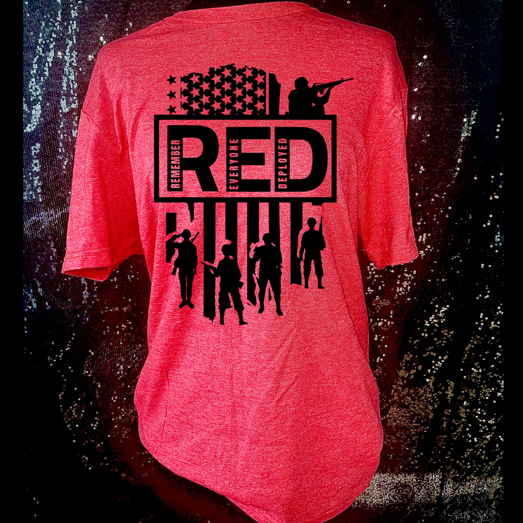 Red Rember Everyone Deployed T-Shirt