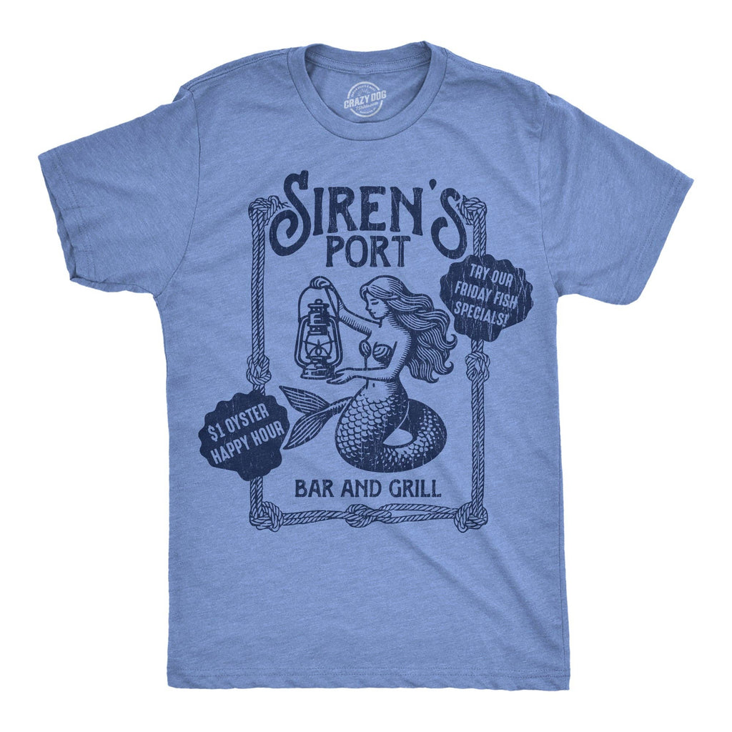 Sirens Port Bar and Grill Men's T Shirt