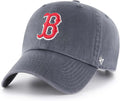 Brand MLB Primary Logo Clean Up Adjustable Baseball Cap Hat, Adult
