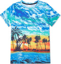 Boys Girls 3D Graphic Printed T-Shirts Short Sleeve Summer tees for 4-14 Years