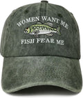 Fish Fear Me Women Want Me Hats