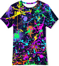 Kids Funny Graphic Polyester Colorful T Shirt for Boys Girls Size 4-14