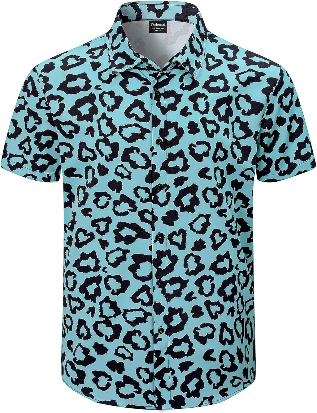 Men's Animal Print Novelty Button Down Hawaiian Shirt, S-4XL