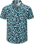 Men's Animal Print Novelty Button Down Hawaiian Shirt, S-4XL