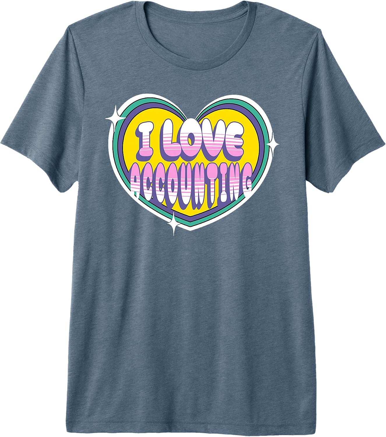 accountant graphic i love accounting heart symbol