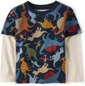 Baby-Boys and Toddler Layered Long Sleeve T-Shirt