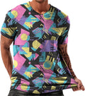 Breathable Gym Tshirts for Men Short Sleeves Oversized Fishing Shirt Casual Basic Tops Midweight Summer Beach Tops