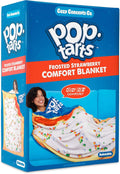 Pop-Tarts™ Cozy Concepts Co. Throw Blanket by Relatable, Looks Like a Giant Strawberry Pop-Tart® to Wrap Yourself Up, Perfect Gag Gift or Teen Girl Room Decor, 65” Cozy Soft Blanket