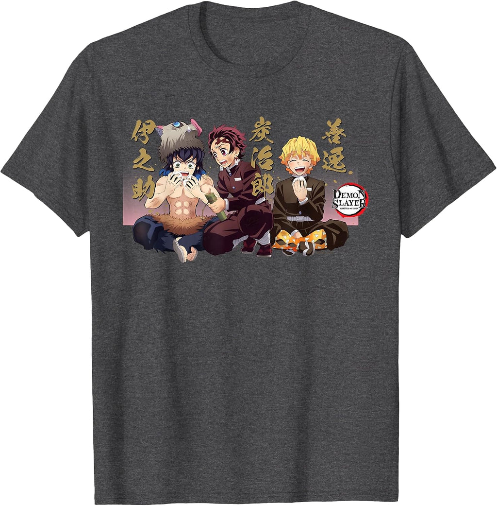 Kimetsu no Yaiba Tanjiro Zenitsu Funny Moment T-Shirt