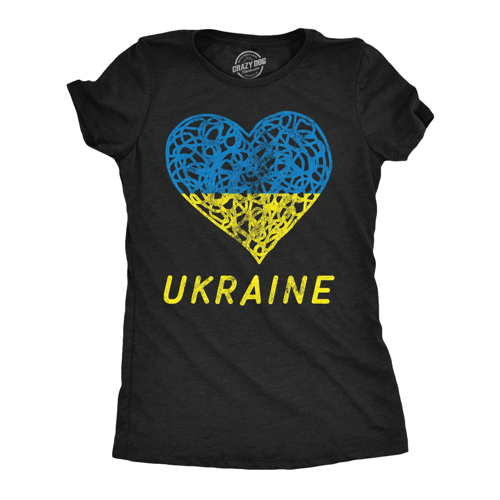 Ukraine Heart Women's T Shirt