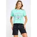 Pickle Ball Vintage Graphic Crop Top