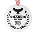 Freedom Charlie Kirk Forever Our Hearts Ornament T-Shirts
