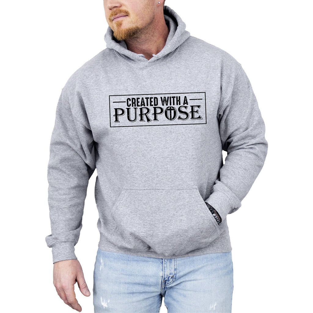Created with A Purpose, Christian Religious Hoodie