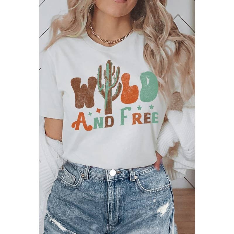 Wild and Free Short Sleeve Tee