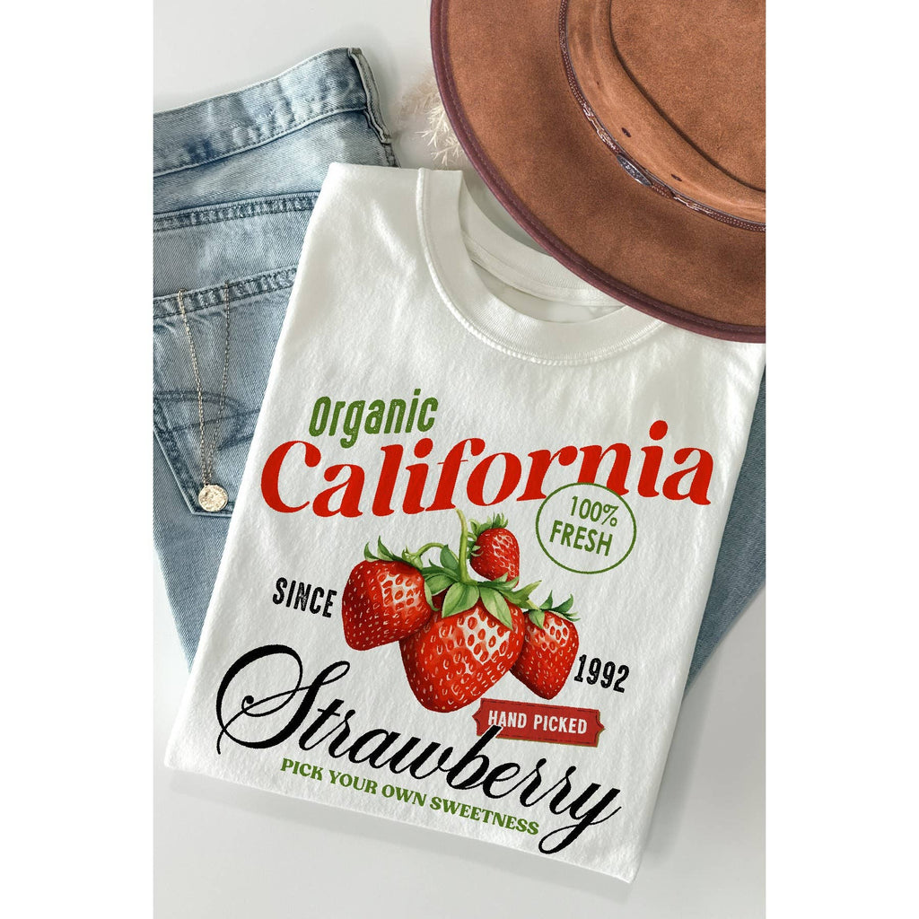 Organic California Strawberry Short Sleeve T