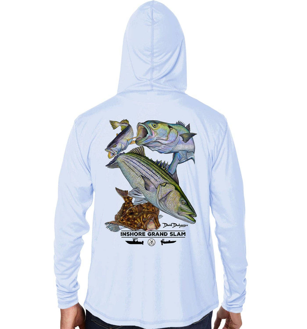 Men's Inshore Grand Slam Pearl Grey Performance Hoodie