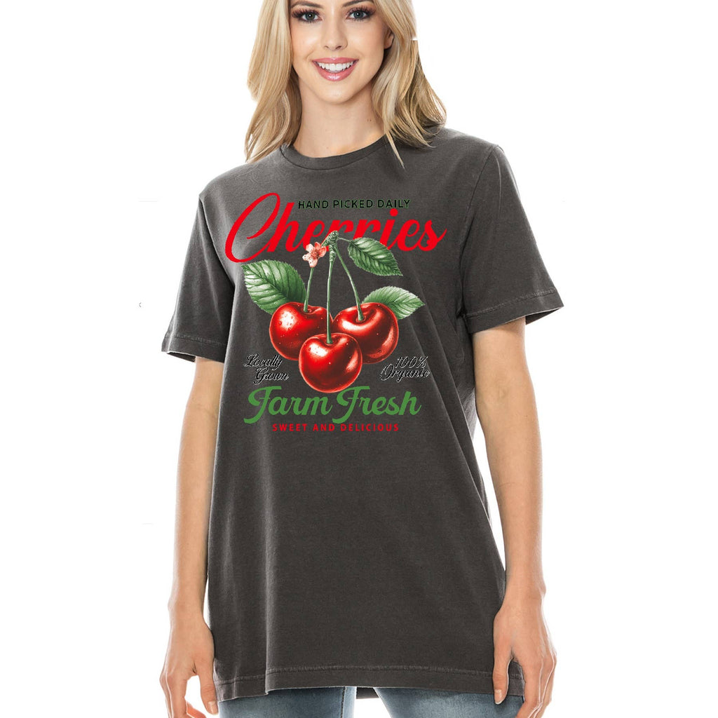 Farm Fresh Cherries Short Sleeve Tee