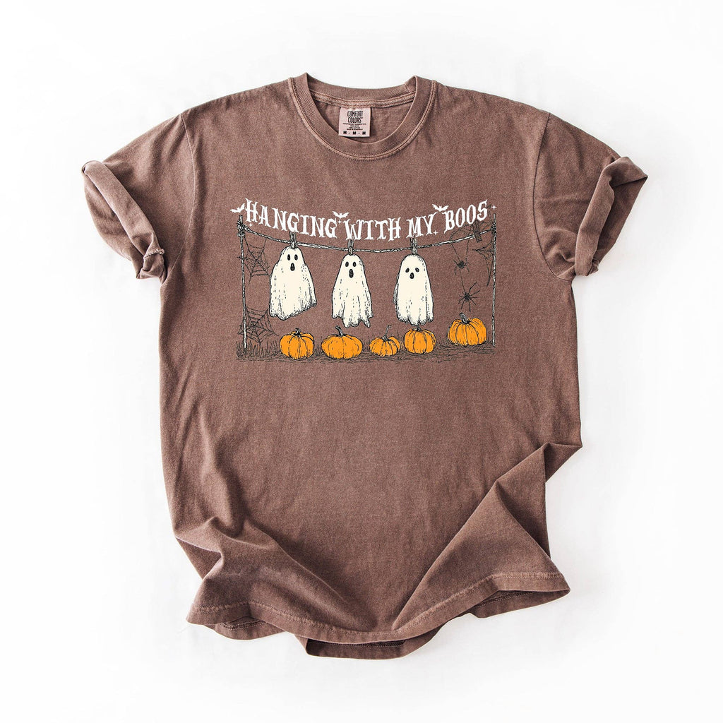 Hanging with My Boos, Ghosts, Halloween Pumpkins T-Shirt