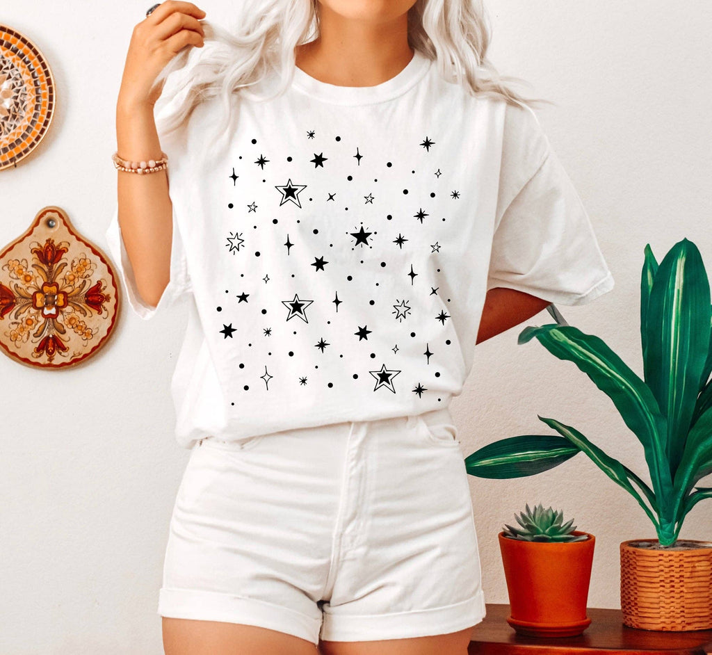 Star Pattern Bk Celestial T-Shirt