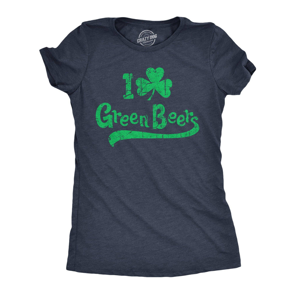 I Clover Green Beers Women's Tshirt Saint Patrick's Day