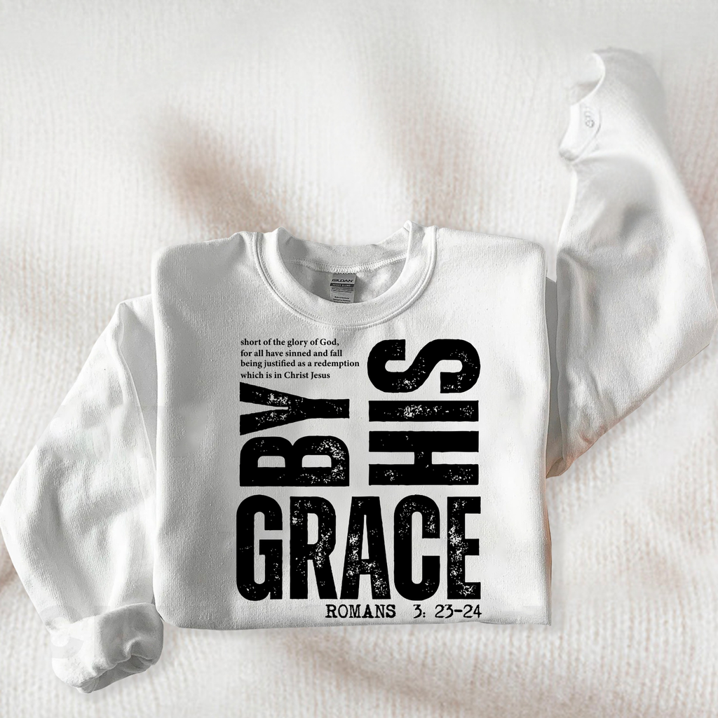By His Grace Crew Neck Sweaters