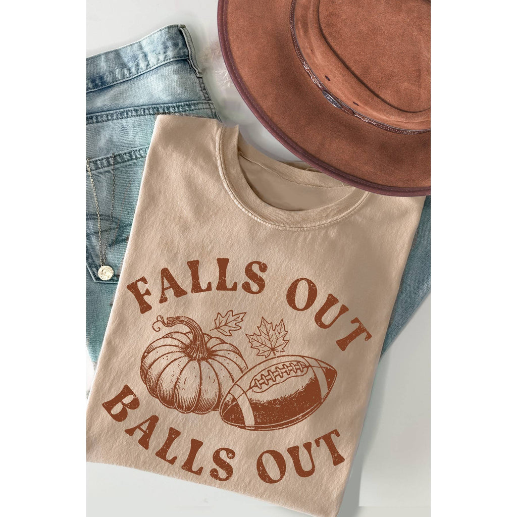 Balls Out Falls Out Short Sleeve Tee