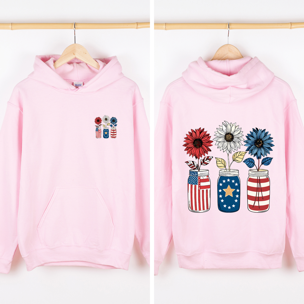 American Jars, USA, Us Flag 4th of July Patriotic Sweatshirt