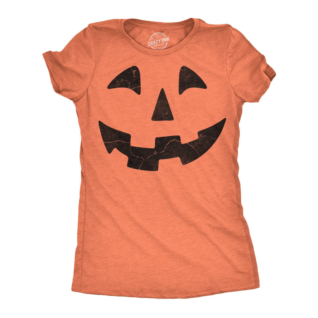 Giant Jack O Lantern Face Women's T Shirt