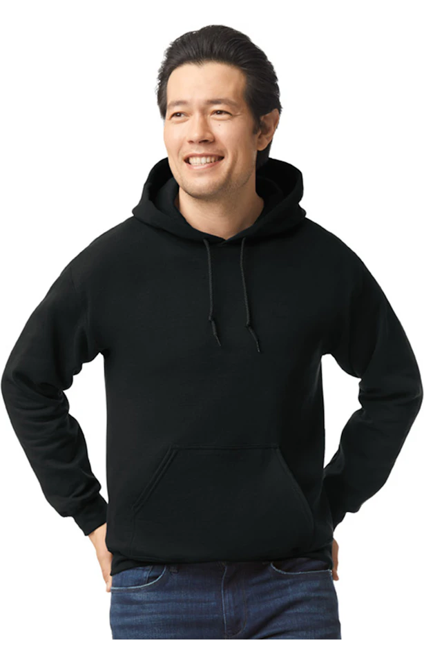 Custom Designed - Hoodie Sweatshirt (Black) Adult, Gildan, Heavy Blend 50/50 Fleece