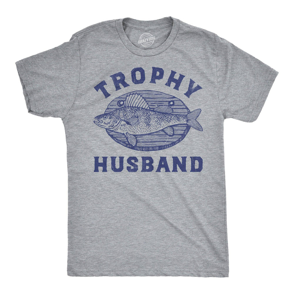 Trophy Husband Mounted Fish Men's T Shirt