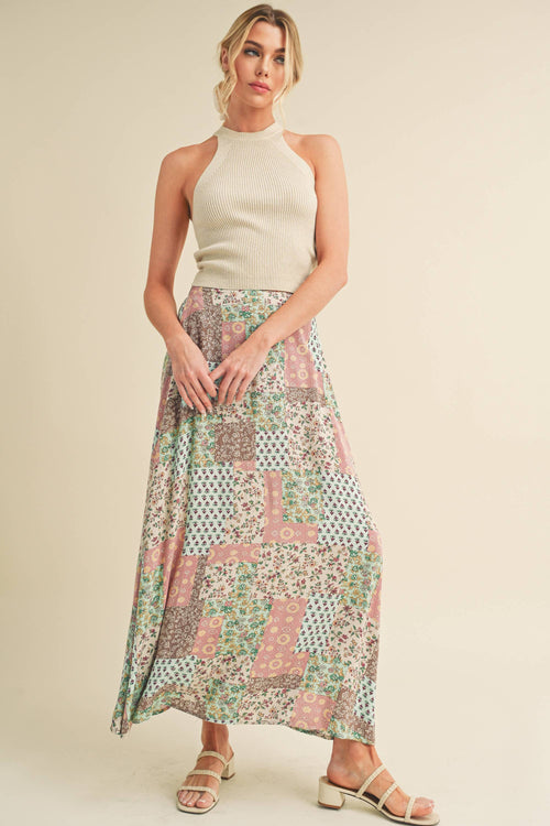 773DN Bradyn Print Skirt