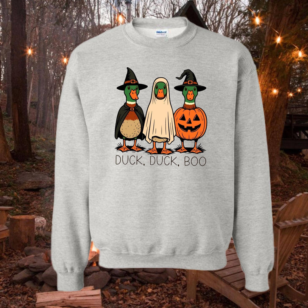 Duck Duck Boo Mallard Halloween Sweatshirt