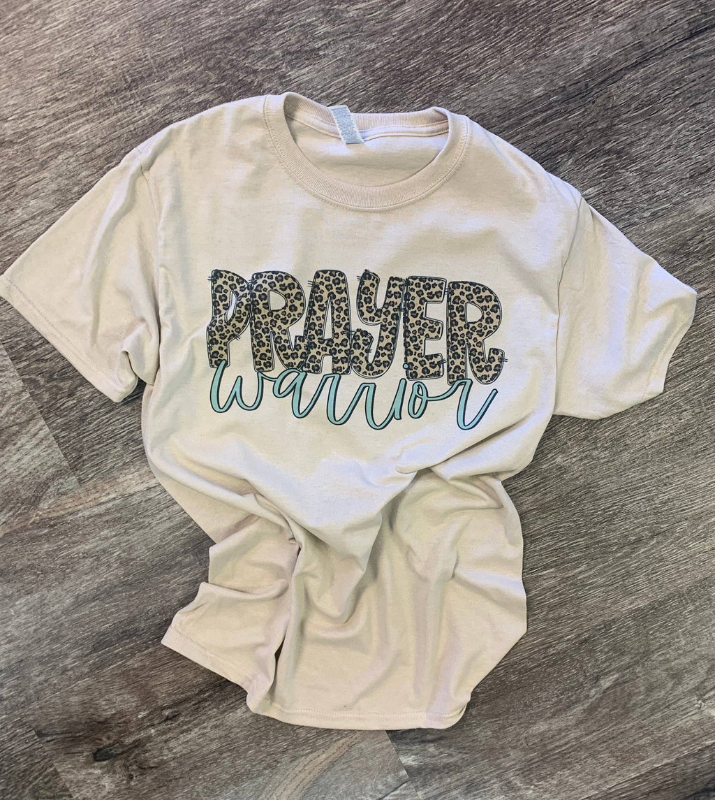 Prayer Warrior On Sand Tee