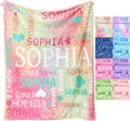 Artsadd Ships Next Day, Personalized Blankets and Throws Custom Blanket with Name Customized Flannel Blanket for Kids Valentines Blanket Gifts for Teen Girls Boys