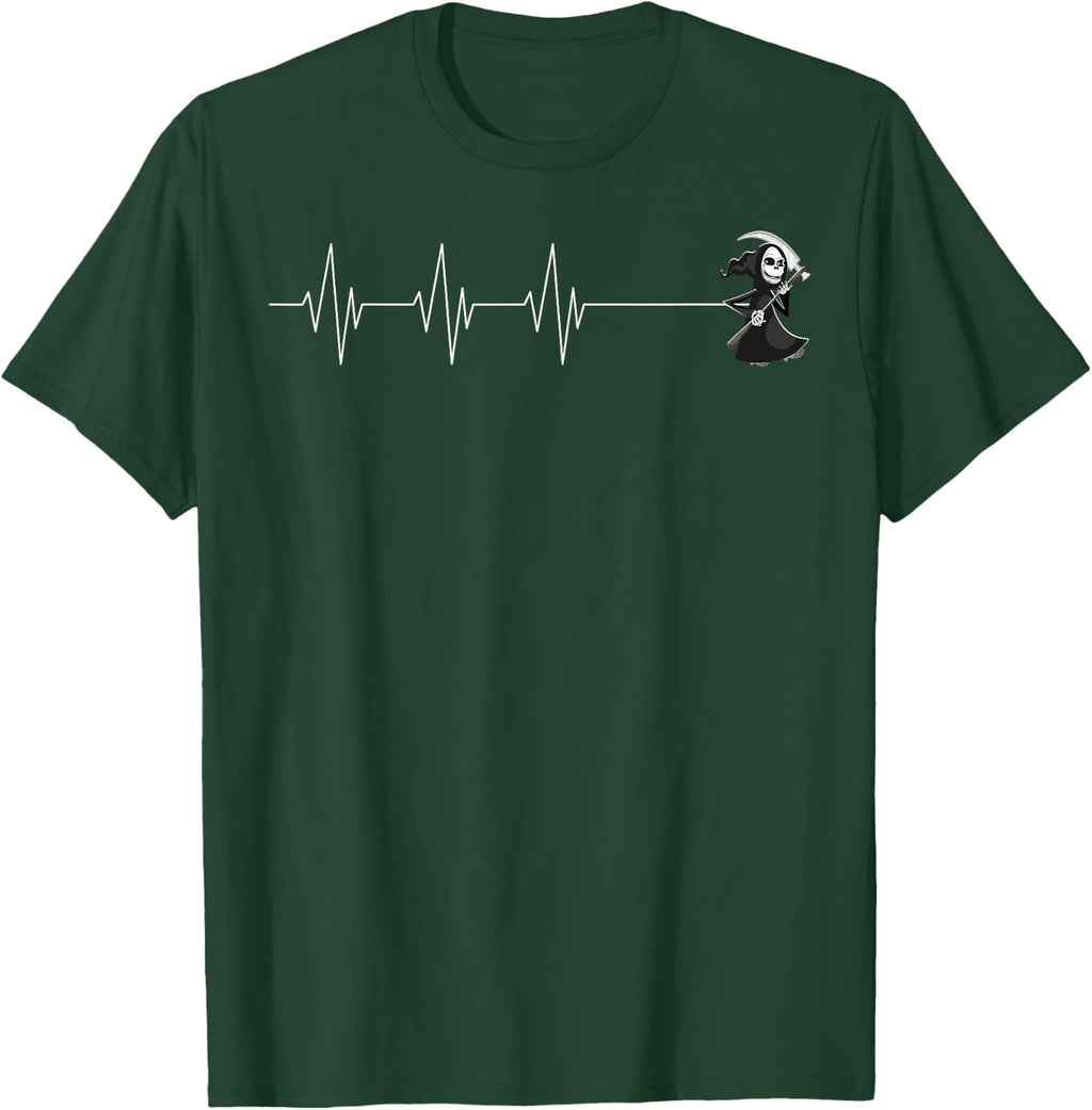 Sensenmann Heartbeat Herzschlag Sarkasmus