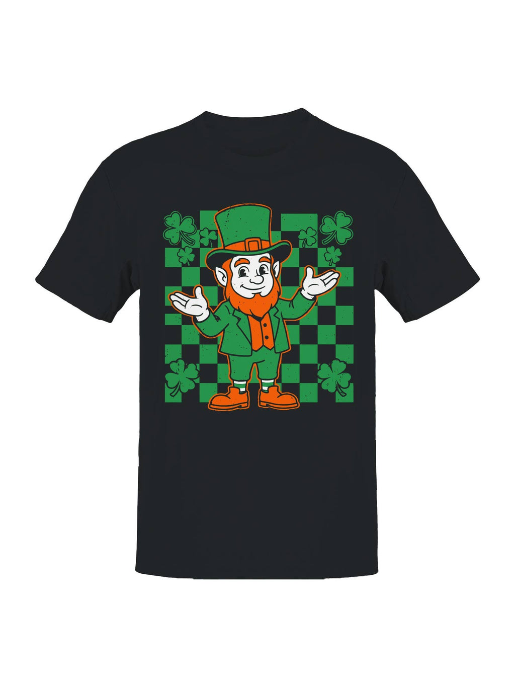 St. Patrick's Day Lucky Checkerboard Men's Tee