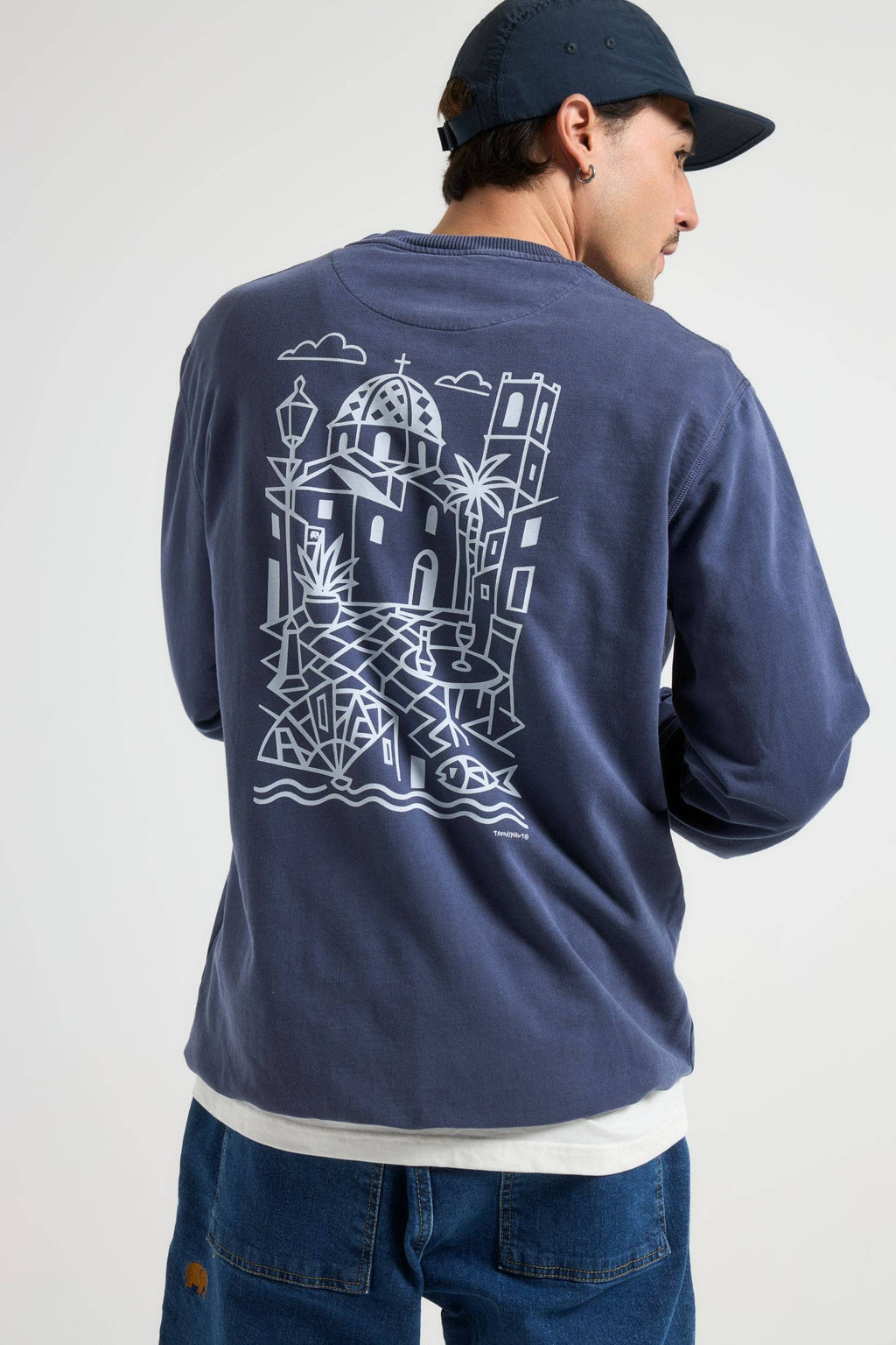 La Plaza Sweatshirt Dome Blue