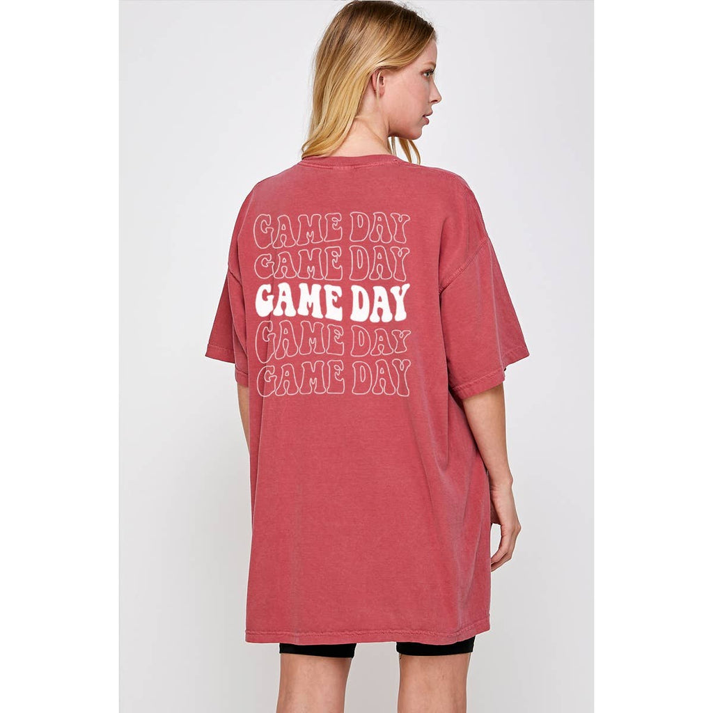 Game Day Graphic Oversized Tee