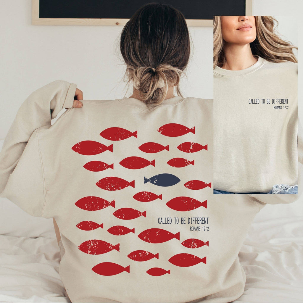 Called To Be Different Faith Fall Graphic Sweatshirt