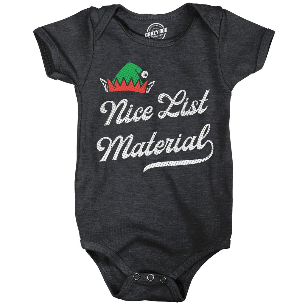 Nice List Material Baby Bodysuit