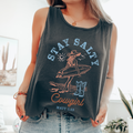 Stay Salty Cowgirl, Summer, Beach Sunshine Tank Top