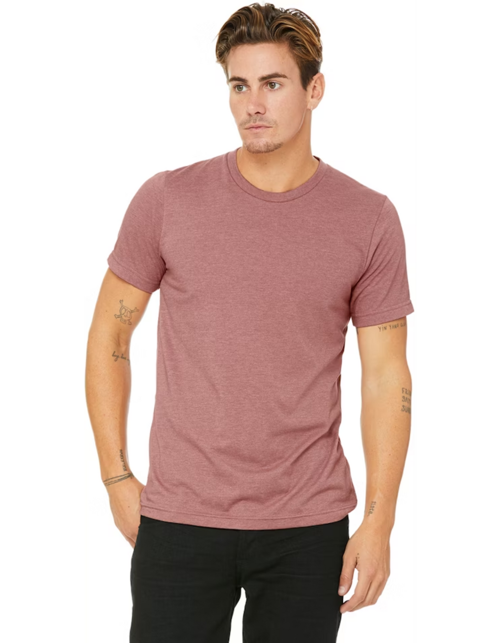Custom Designed - T-Shirts (Mauve) Adult, Bella+Canvas, Cotton