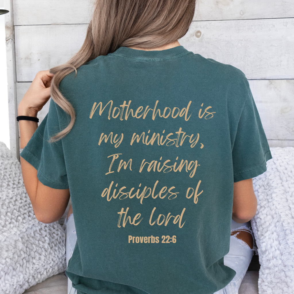Proverbs 22:6 Graphic Tee - Christian Faith Tee - Fall Tee