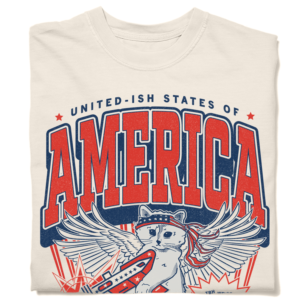 Red White & Pew Pew Pew Max Collegiate Heavyweight