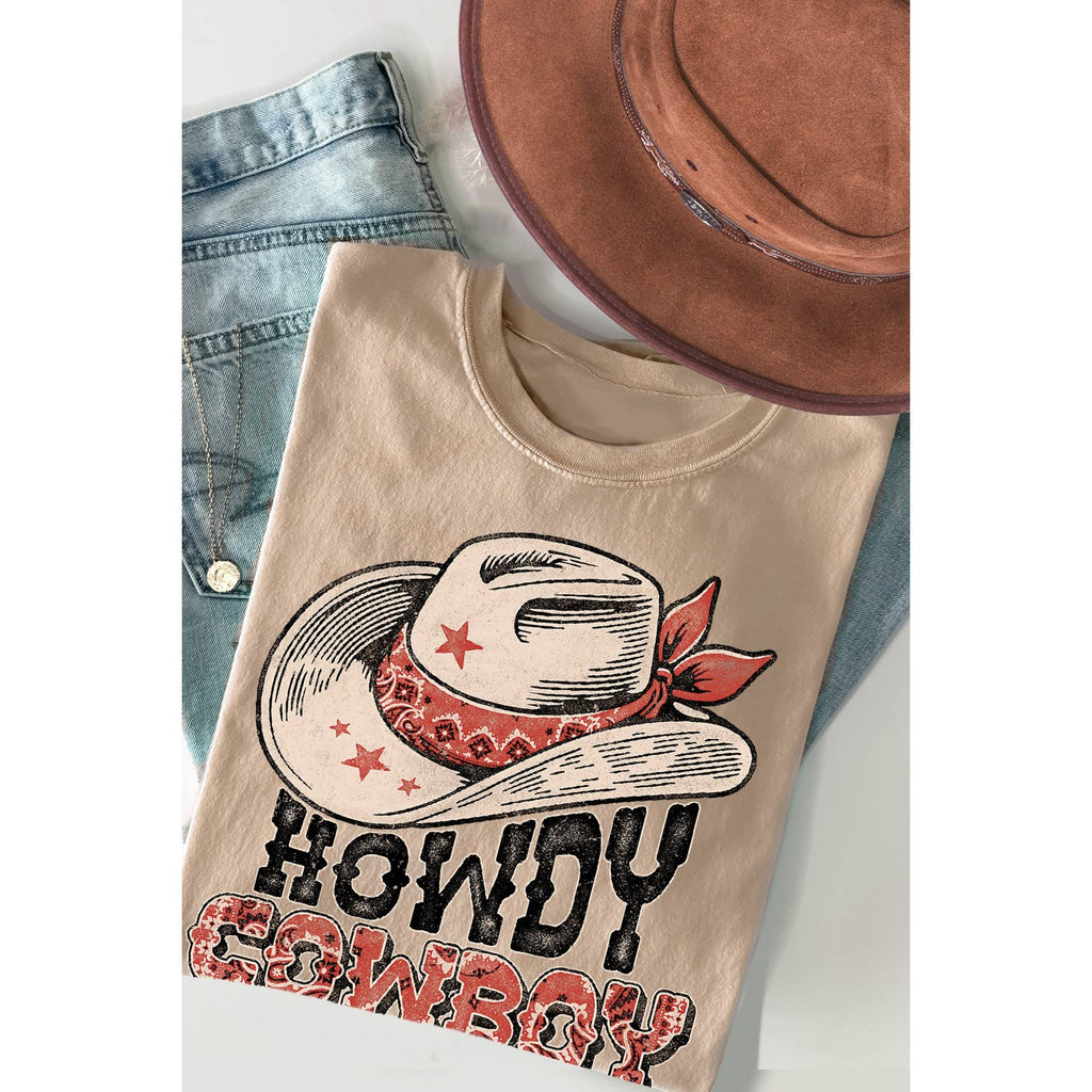 Howdy Cowboy Short Sleeve T Shirt