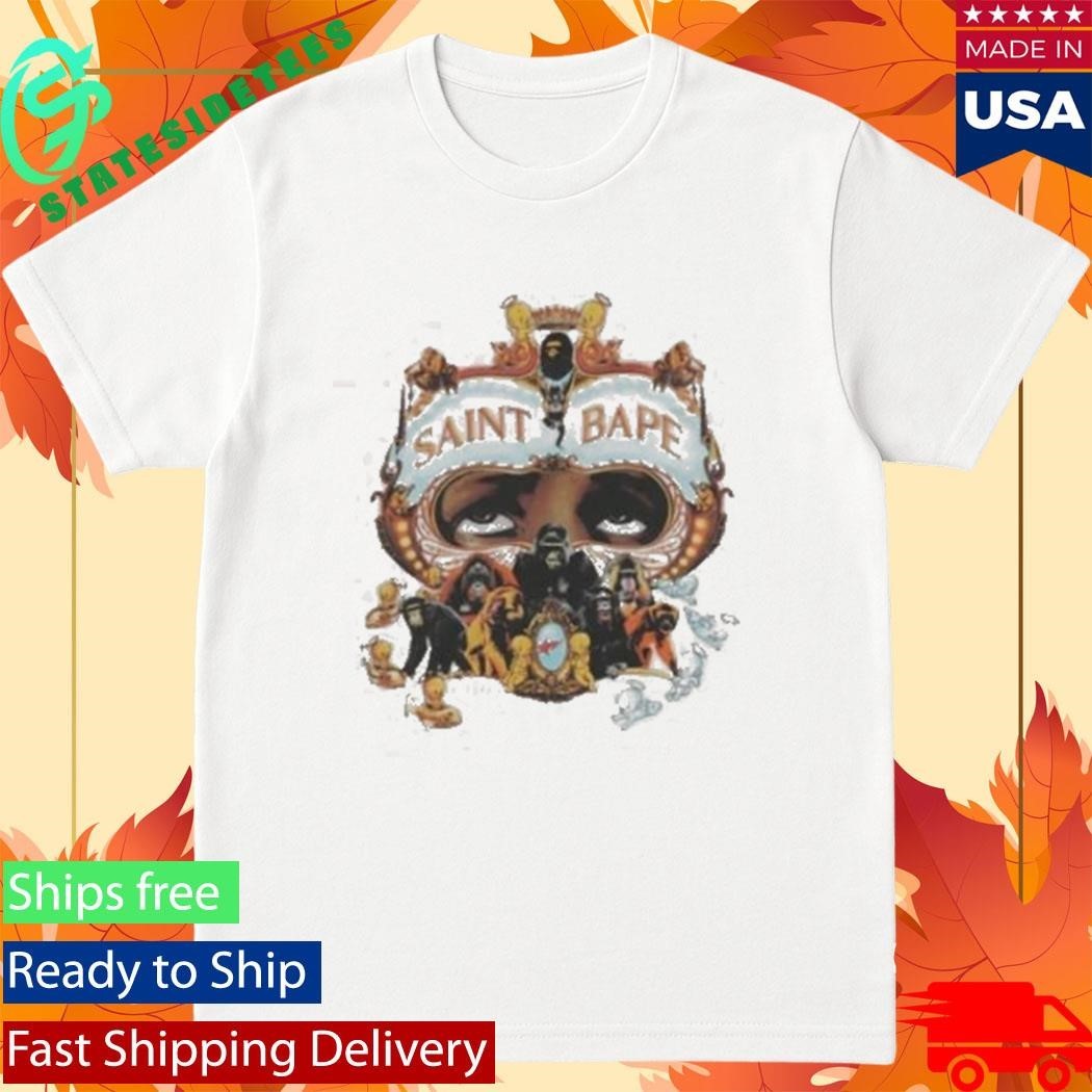 A Bathing Ape Bape X Saint Mxxxxxx Generation Shirt Unisex , , , Long Sleeve Tee