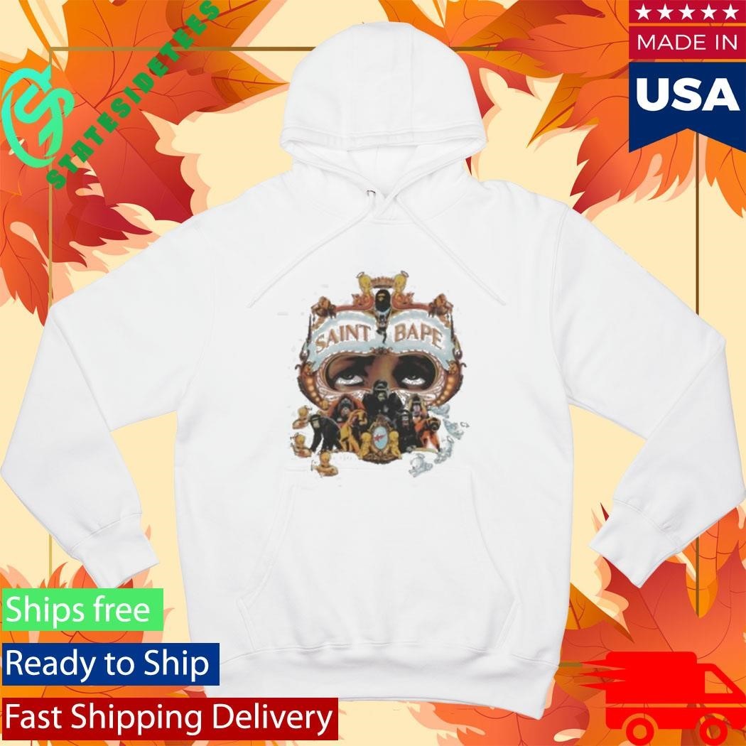 A Bathing Ape Bape X Saint Mxxxxxx Generation Shirt Unisex , , , Long Sleeve Tee
